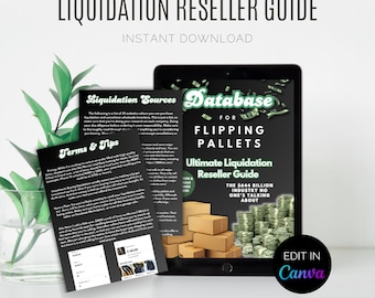 Guide du revendeur Liquidation : base de données de retournement de palettes électronique (téléchargement numérique)