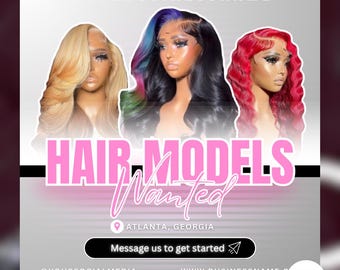 Dépliant d'affaires sur les cheveux, modèles de cheveux, modèle de toile bricolage, coiffeur, entreprise de beauté, dépliant d'affaires, cheveux