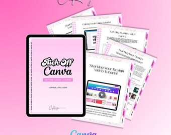 Ebook Canva Crash Course, MRR, ebook DPP, modèle Canva, ebook DFY