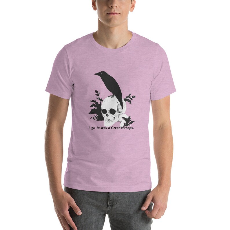 Graphic T-Shirt Fran\u00e7ois Rabelais I go to seek a Great Perhaps Goth Shirt Aesthetic Shirt Philosophy T-Shirt