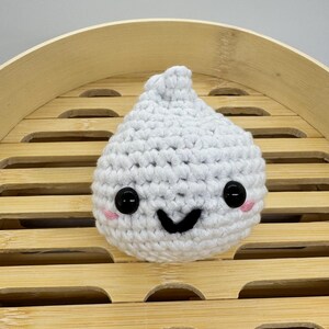 Dim sum Crochet Bao dumpling plushie xiaolongbao plushie Mother’s Day gift for chef crochet cute mandoo soup dumpling unique foodie gift