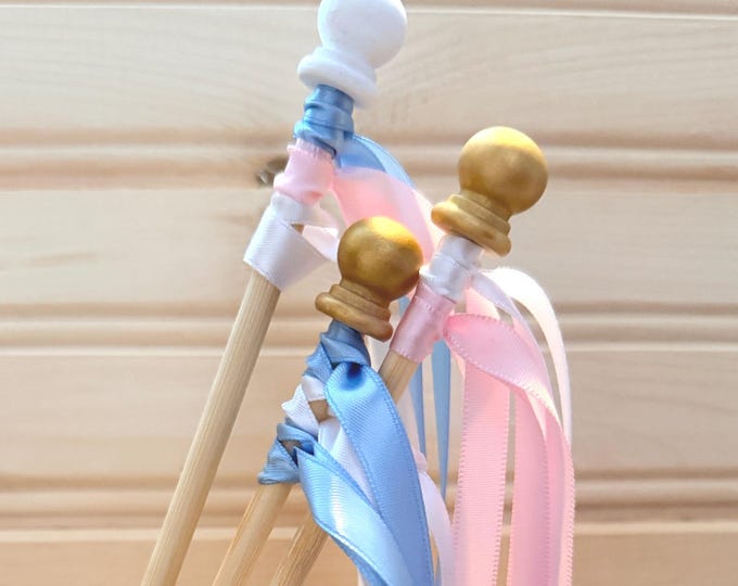 Wedding Ribbon Wands: Satin Wedding Birthday Party Favors, Photo Props