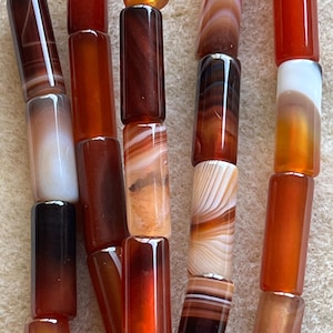 Red Madagascar Natural Agate Gemstone Bead Strand For Jewellery Making & Craft Supplies