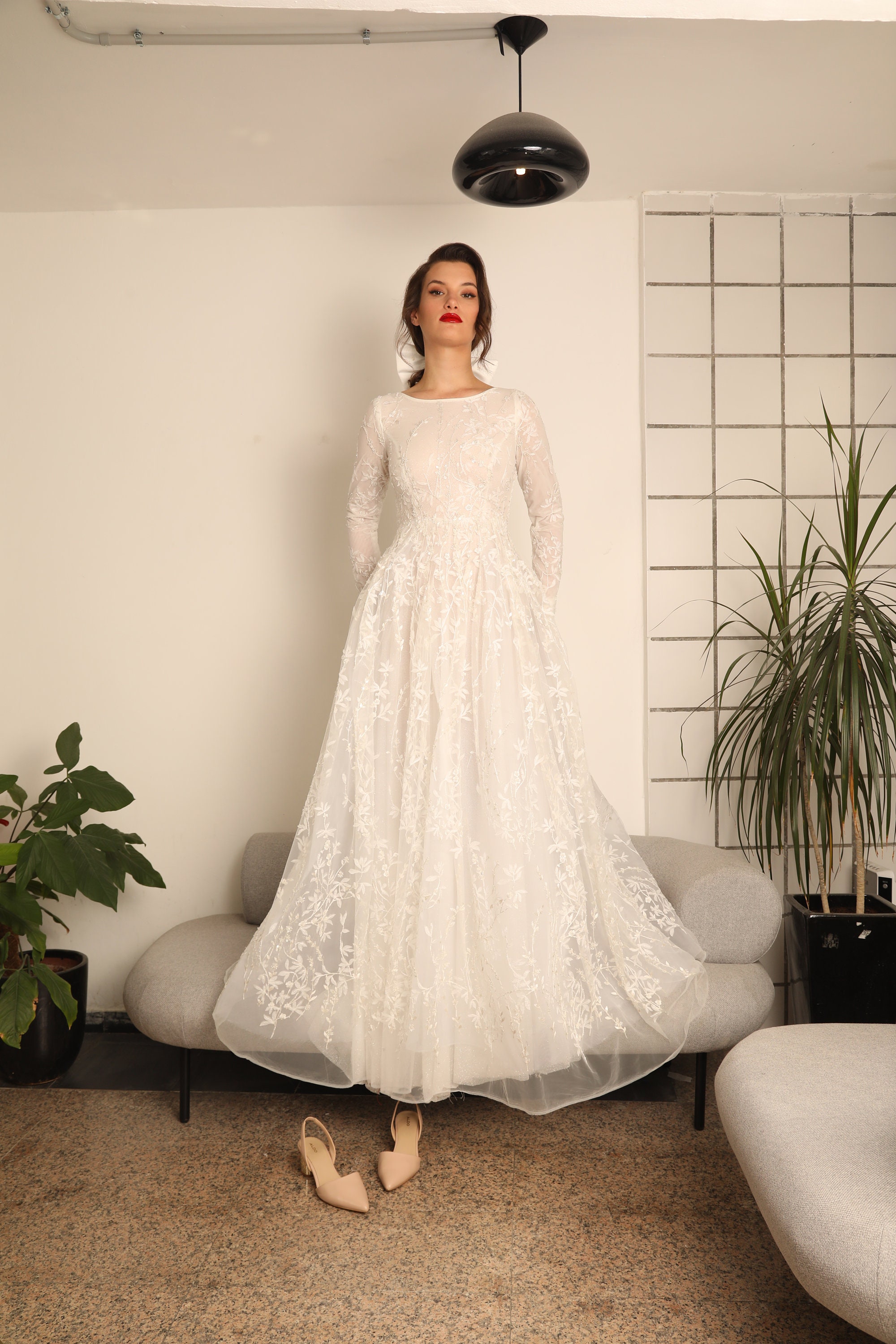 Princess Styled Wedding Dress Aderet