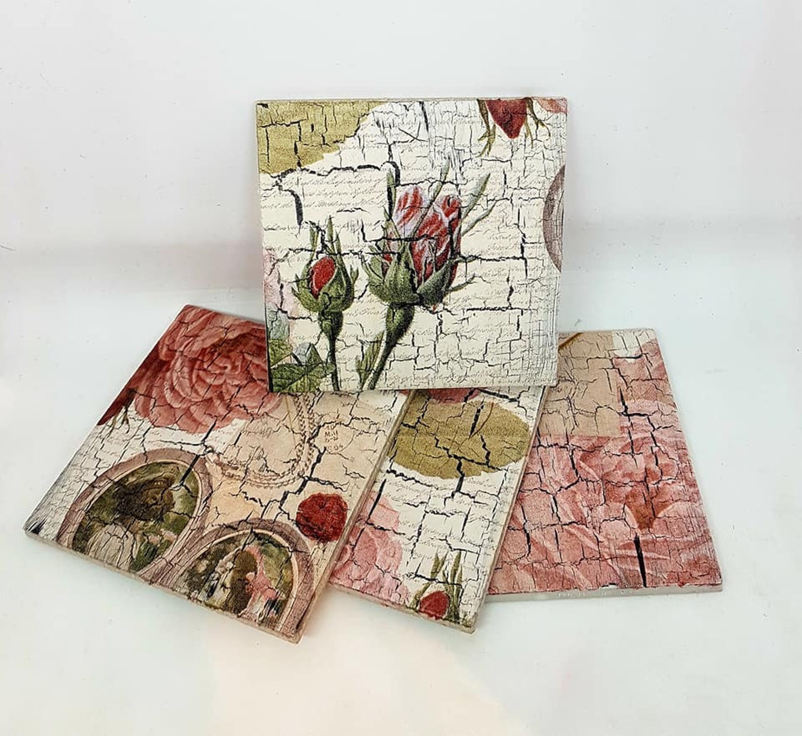 Decoupage starter kit. Learn to decoupage with napkins & full Etsy