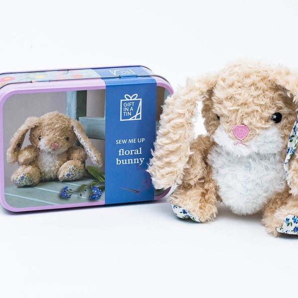 Kit d'artisanat pour enfants - les enfants apprennent à coudre un lapin - kit d'artisanat pour enfants - cadeau d'artisanat d'anniversaire pour enfants - kit de couture pour enfants, couture pour débutants