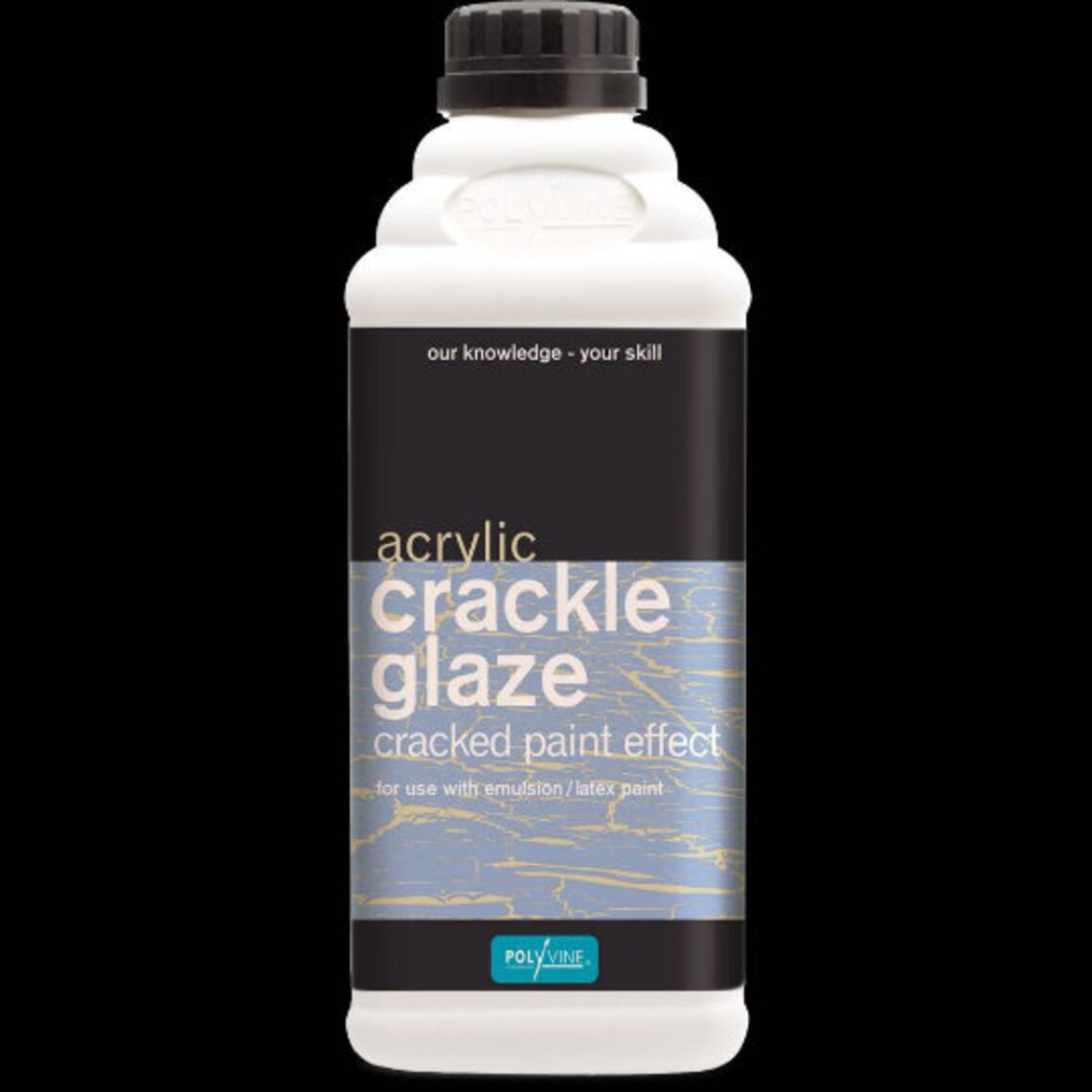 Polyvine Crackle Glaze paint effects two tone aged Etsy