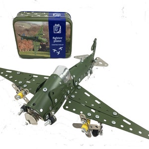 Fighter Plane Construction Kit. Build your own plane, meccano style set