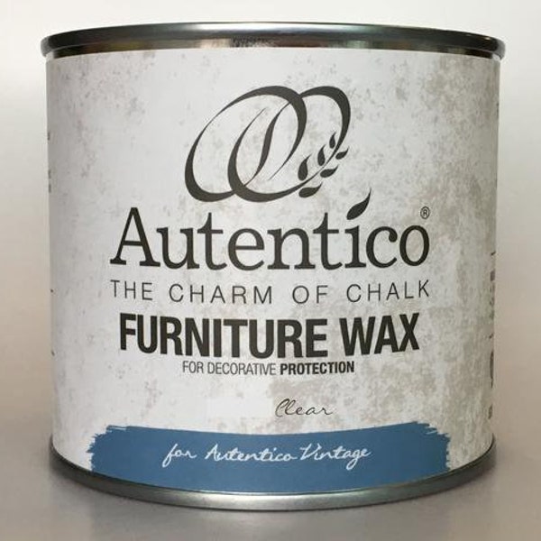 Autentico Clear and Coloured Wax for upcycling projects or your home, use on chalk paint wooden furniture for protection. Bee & Carnauba wax