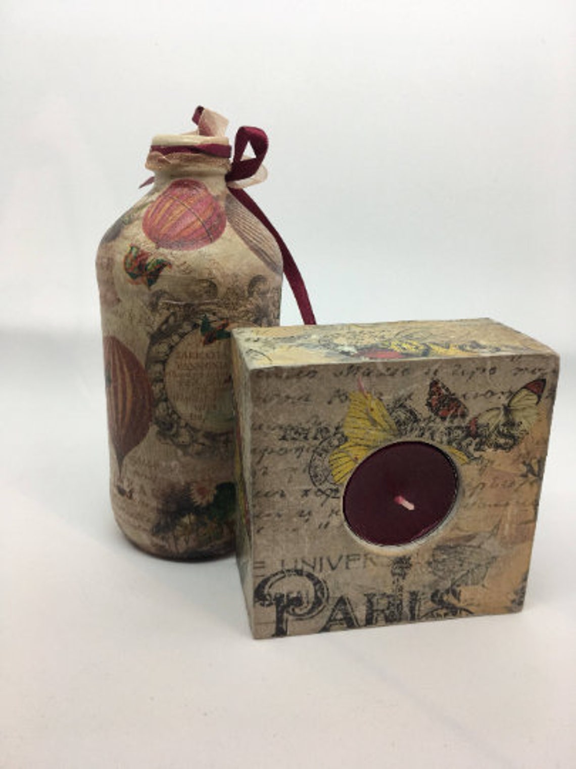 Decoupage starter kit. Learn to decoupage with napkins & full Etsy
