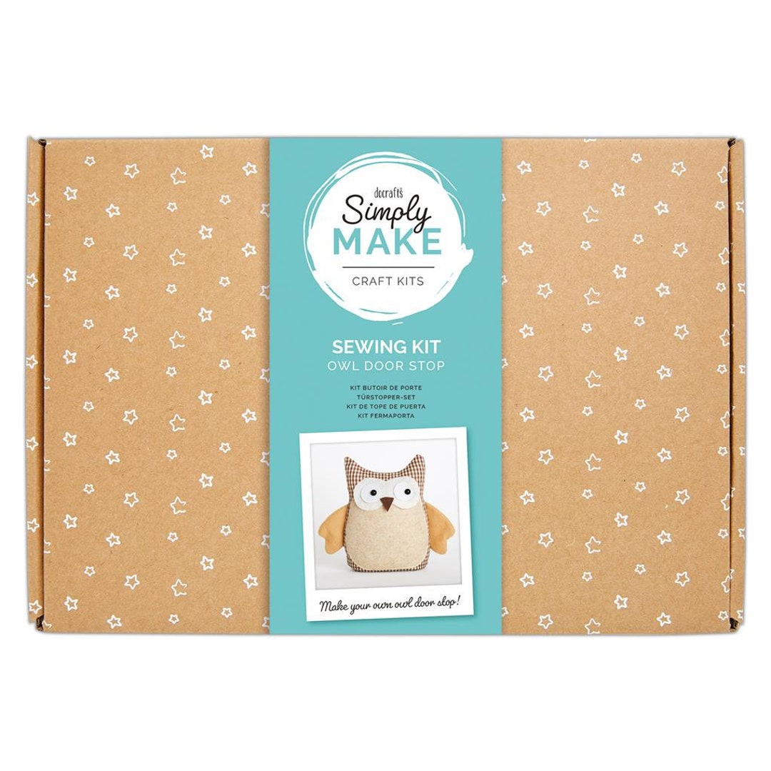 Owl Door Stop Kit. Beginner's Felt Sewing Kit Perfect Etsy