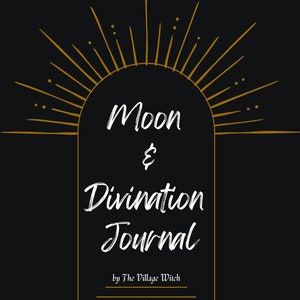 Printable Moon and Divination Journal | Grimoire Pages for Beginner Witches  BOS