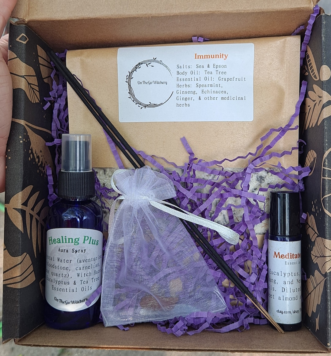 Witch Ritual Set Wellness Ritual Box | Self Care Gift Set | Starter Witch Kit | Witch ...