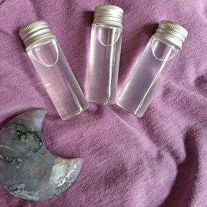 Full Moon Water Essential Oil Infused Witches Holy Water Rain Water image 2
