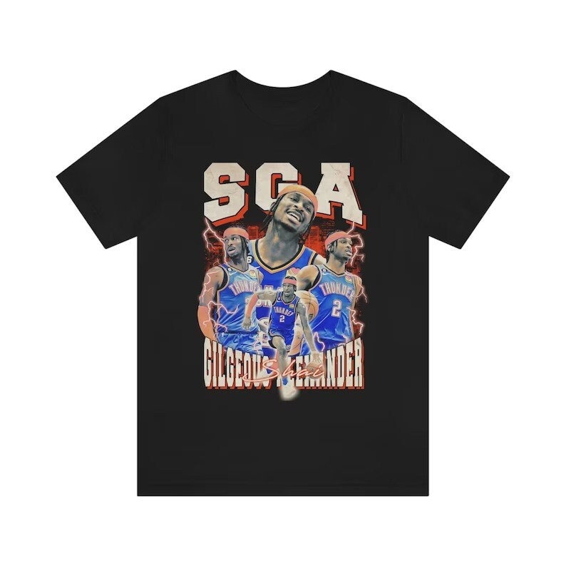Shai Gilgeous-Alexander 90s Style Vintage Bootleg Tee Graphic T Shirt