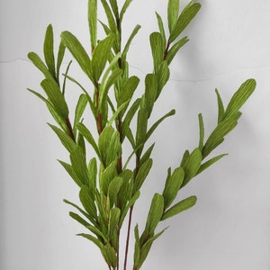 Bouquet di verde di carta, composizione floreale artificiale, verde decorativo, fogliame di carta crespa, riempitivo per bouquet, pianta artificiale