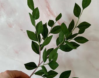 Papieren blauweregen bladsteel, hypoallergene boeketvuller, 15 inch