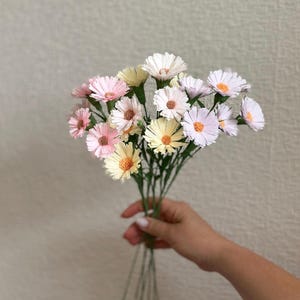 Handmade Crepe Paper Wildflower Bouquet: Rustic Cottagecore Decor