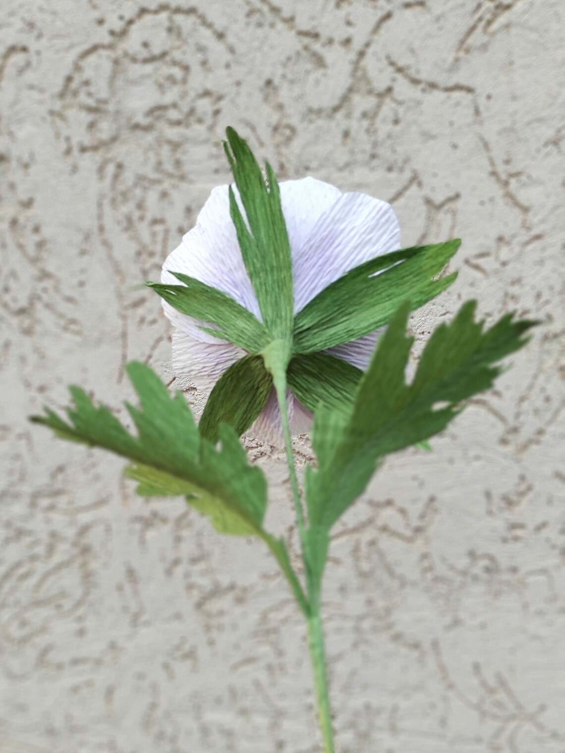 Easy Crepe Paper Flower Anemone Tutorial DIY Crepe Paper Etsy