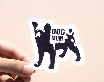 Dog Mom Waterproof Vinyl Sticker 3"