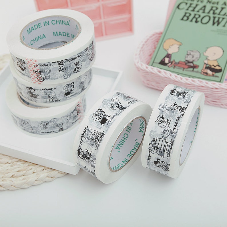 Korea Cute Snoopy Masking Tape Cartoon Etsy
