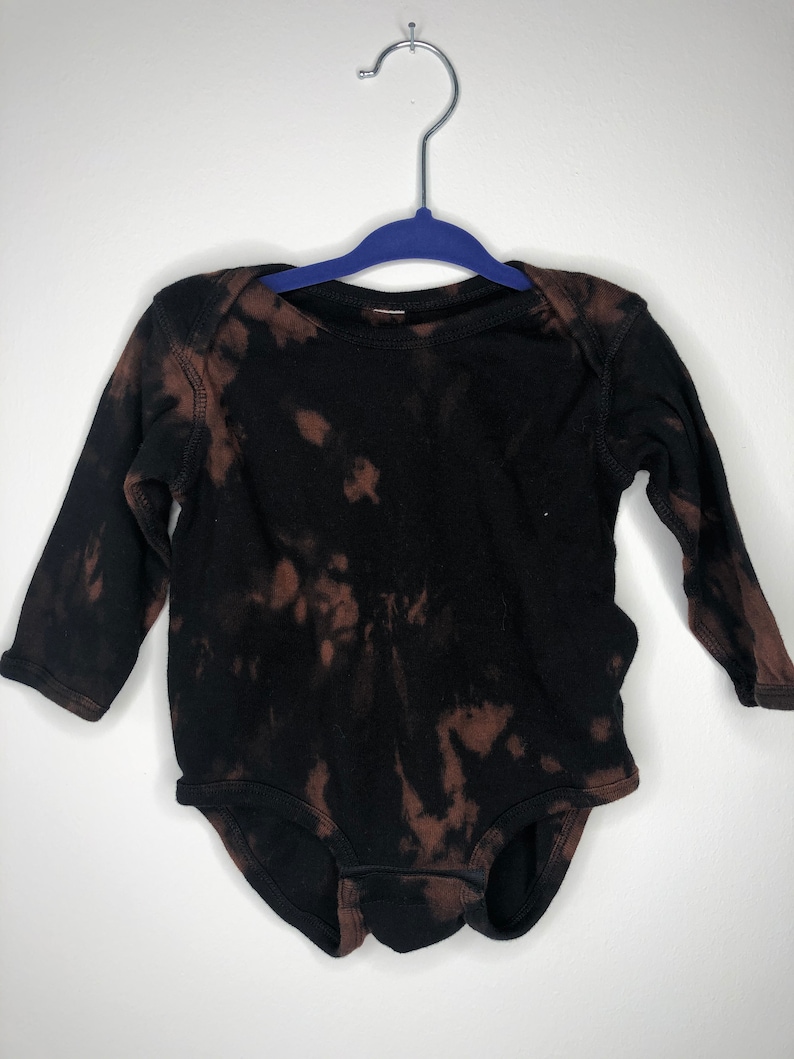 Baby Reverse dye long sleeve onesie