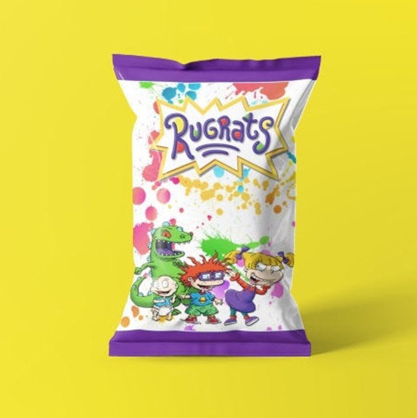 Rugrats Chip Bag Custom Chip Bags Favor Bag Party Bag Candy Bag Popcorn