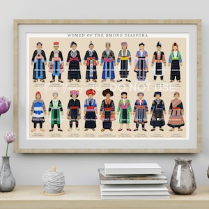 12x18 inch Women of the HMong Diaspora Series 2