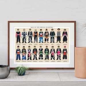12x18 inch Men of the Hmong Diaspora Series 1