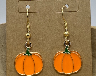 Pumpkin Earrings