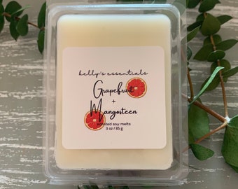 Grapefruit and Mangosteen Scented Soy Melts