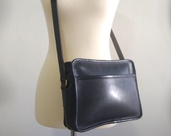 Vintage black Coach cross body bag