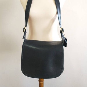 Vintage Black Coach Shoulder Bag #9170 - Etsy