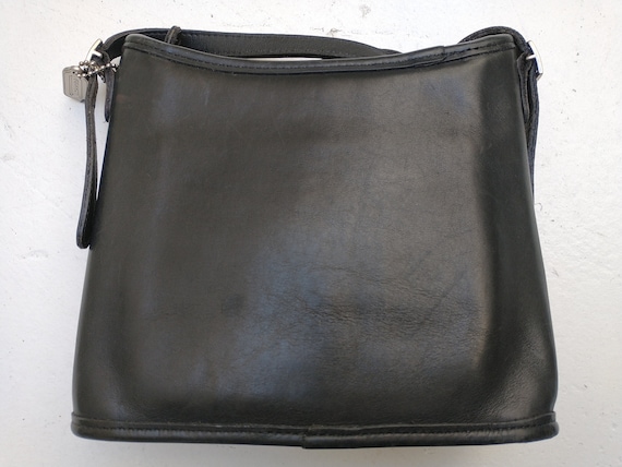 Vintage Black Mambo Coach crossbody bag #9062 (2) - image 10