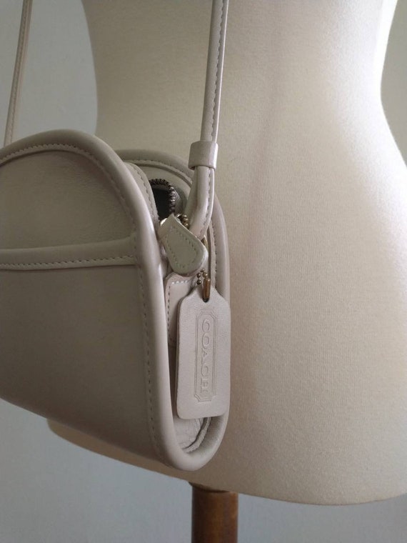 Vintage bone white Abbie Coach crossbody bag #9017 (1) View 3