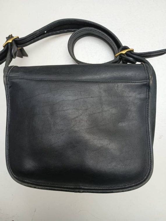 Vintage black Coach shoulder bag #9170 - image 8