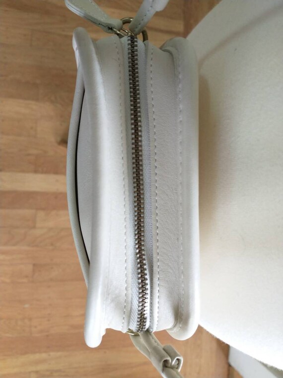 Vintage bone white Abbie Coach crossbody bag #9017 (1) View 6