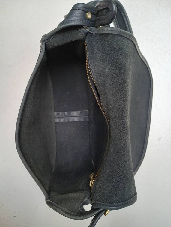 Vintage black Coach shoulder bag #9170 - image 6