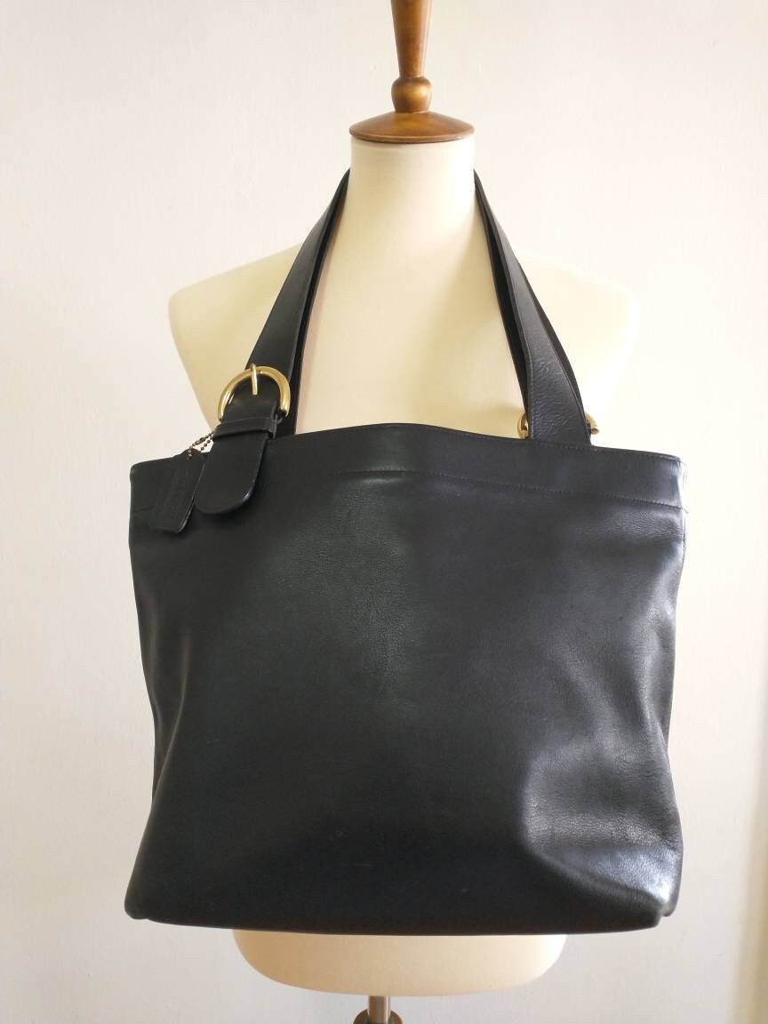 バッグ vintage old coach Soho leather hand bag Vintage Black Soho Lafayette Coach Shoulder Bag #4140 - Etsy