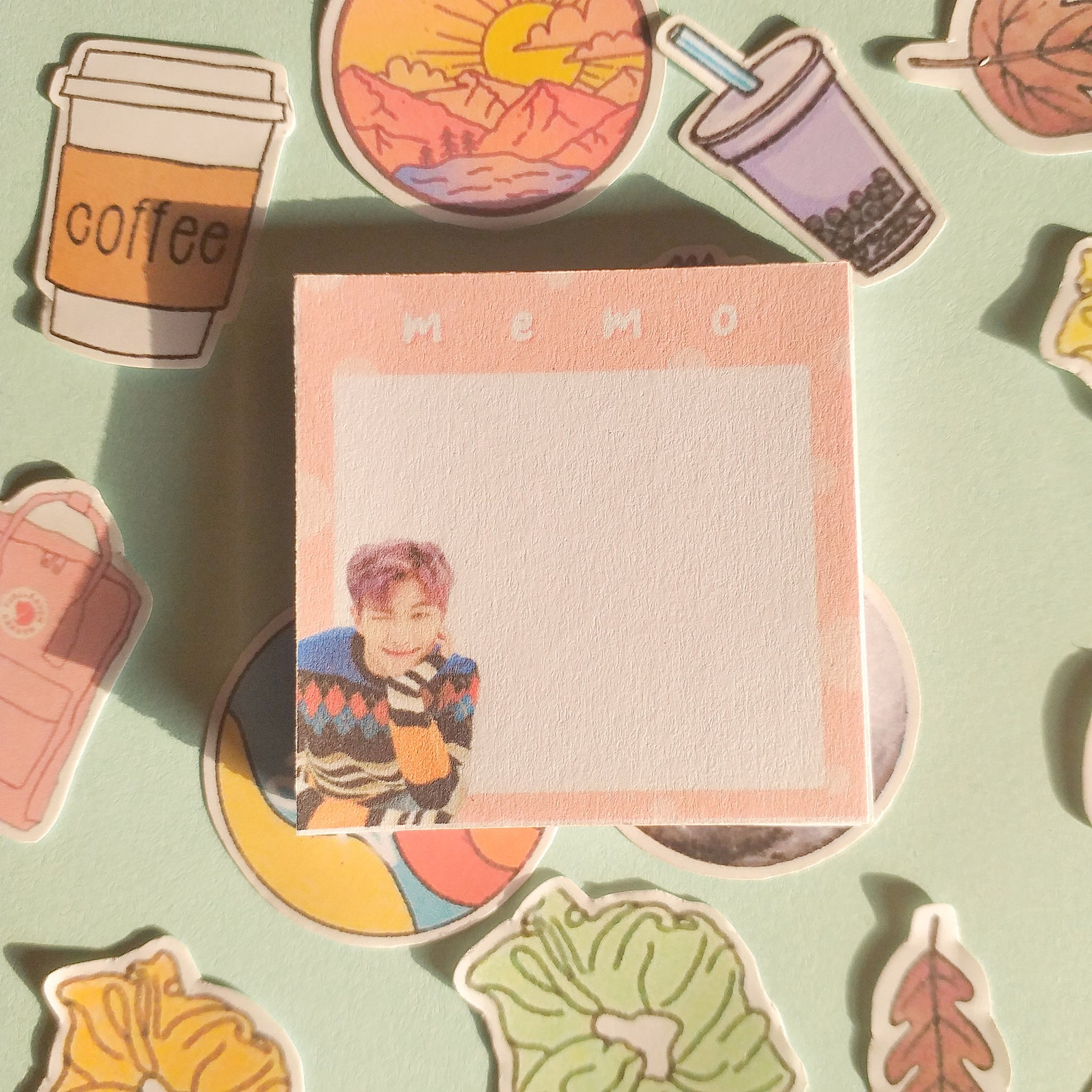 BTS Memo Pad Rap Monster Adhesive Notes Rap Line Memo Pad Etsy