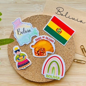 Bolivia Sticker pack of 5 | Salteñas | Bolivian |South America