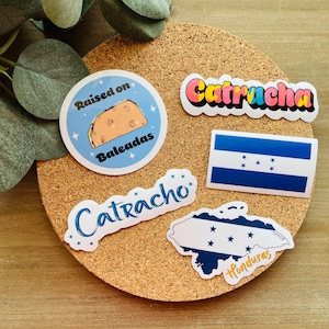 Honduras Sticker Pack  Honduras  Baleadas  Catracha Puchica Map Flag, Honduras Gift ideas Honduran gifts Honduras