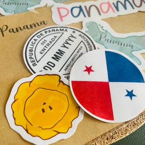 Panama Sticker Pack 5 piece