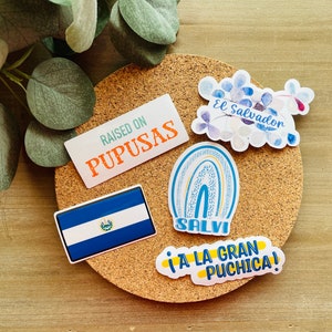 El Salvador Sticker Pack | El Salvador Stickers El Salvador Gifts Salvi