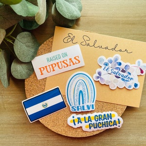 El Salvador Sticker Pack | El Salvador Stickers El Salvador Gifts Salvi Gift ideas