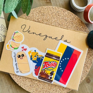 Venezuela Sticker Pack | tequeño | Toddy | | de carte | du drapeau Arepas