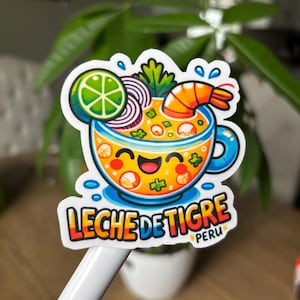 Adesivo Leche de Tigre peru comida ceviche peruana