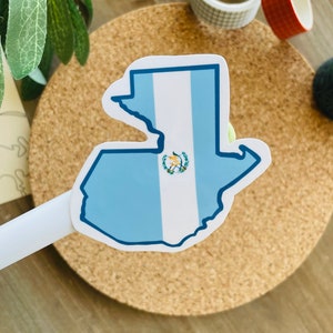 Guatemala Flagge Karte Sticker