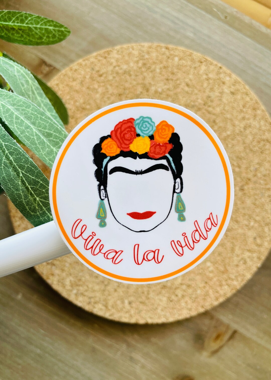 Frida Kahlo Sticker Viva La Vida Etsy
