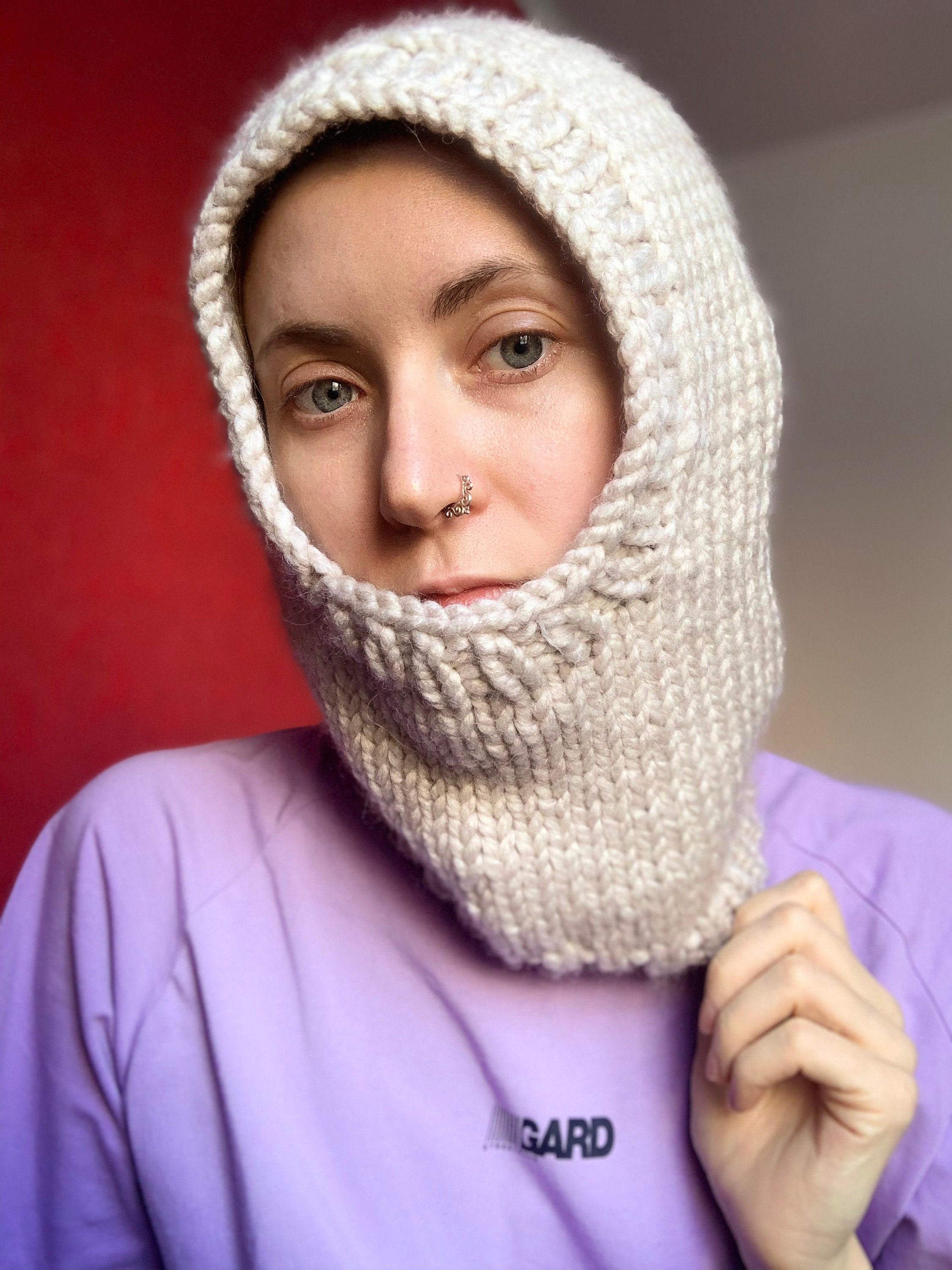 Knitted Hood, Beige Balaclava, Unisex Gift - Etsy Knitted Hood, Beige Balaclava, Unisex Gift - Etsy